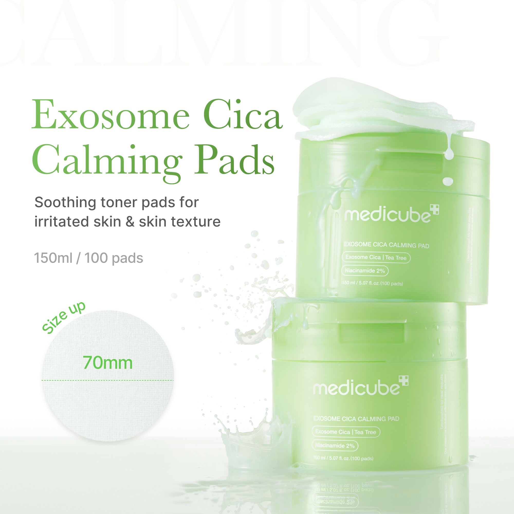 [GIFT] Exosome Cica Calming Toner Pads