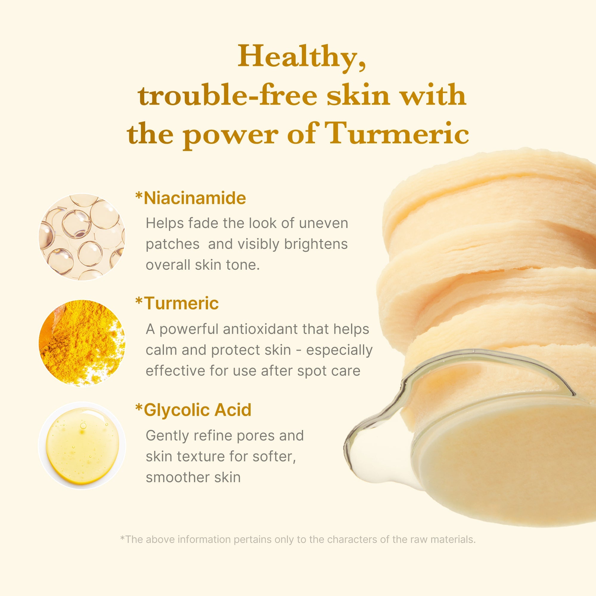 [GIFT] Kojic Acid Tumeric Toner Pad