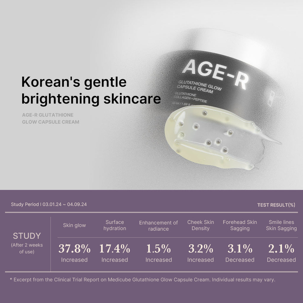 [GIFT] AGE-R Glutathione Glow Capsule Cream