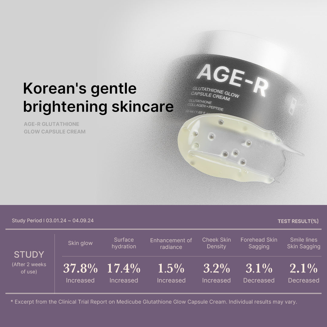 [GIFT] AGE-R Glutathione Glow Capsule Cream