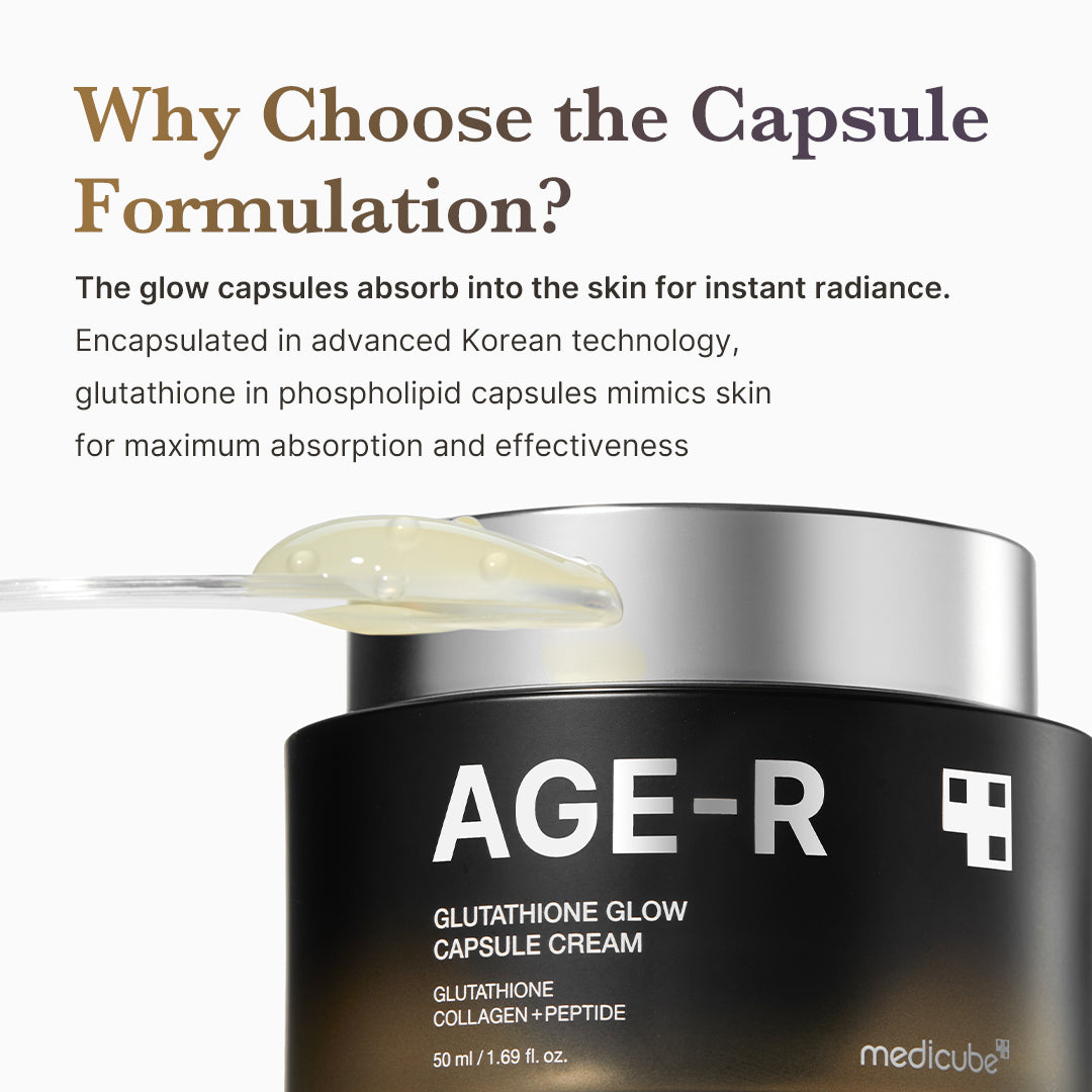 [GIFT] AGE-R Glutathione Glow Capsule Cream