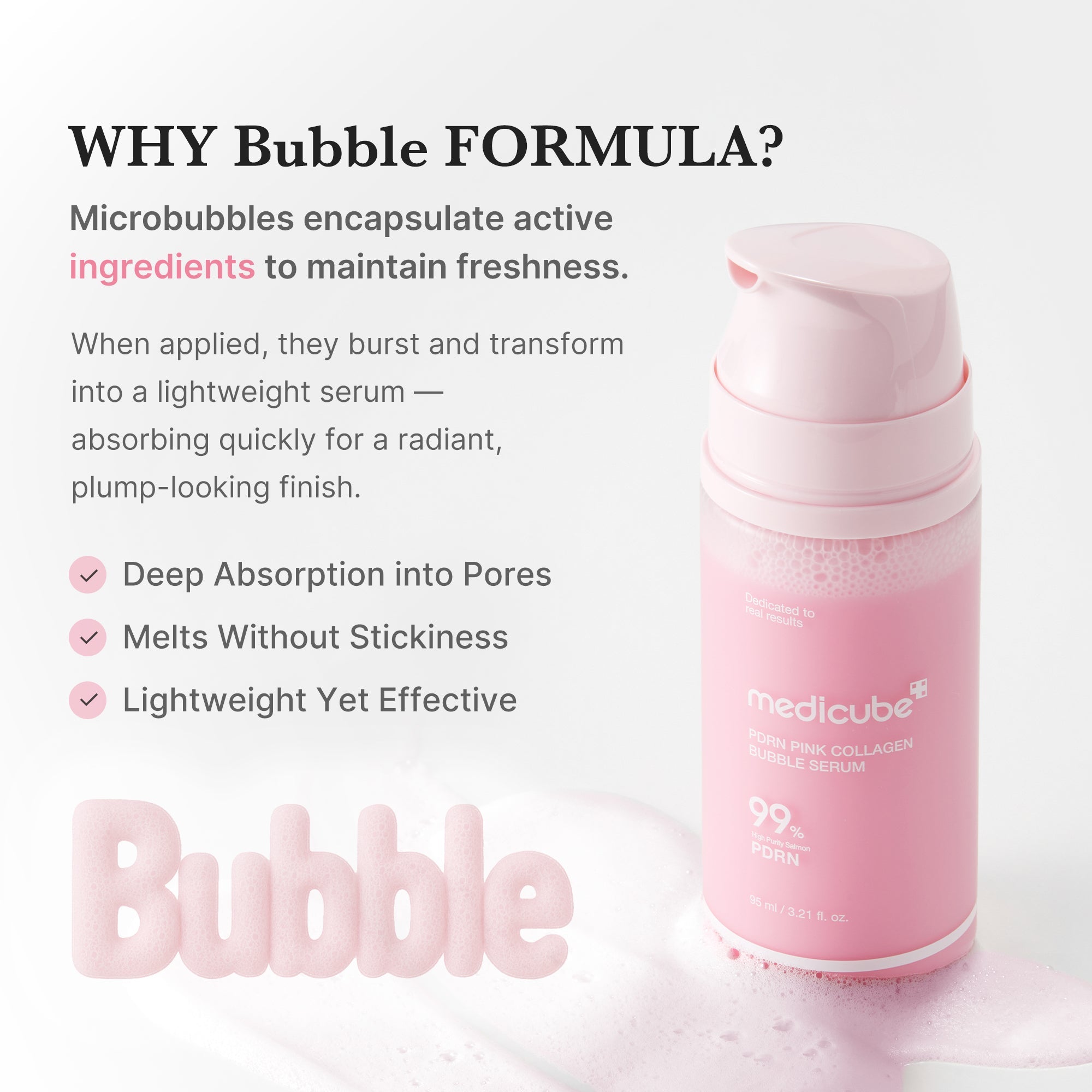 [GIFT] PDRN Pink Collagen Bubble Serum