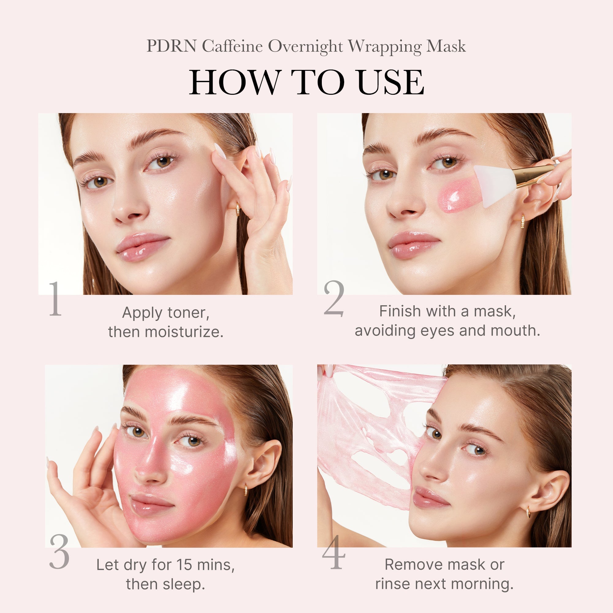 [GIFT] PDRN Pink Caffeine Overnight Wrapping Mask